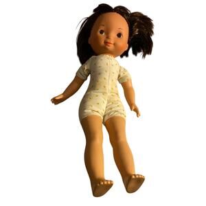 Vintage Fisher Price My Friend Doll 1978 #212 Brown Hair Soft Body 16”